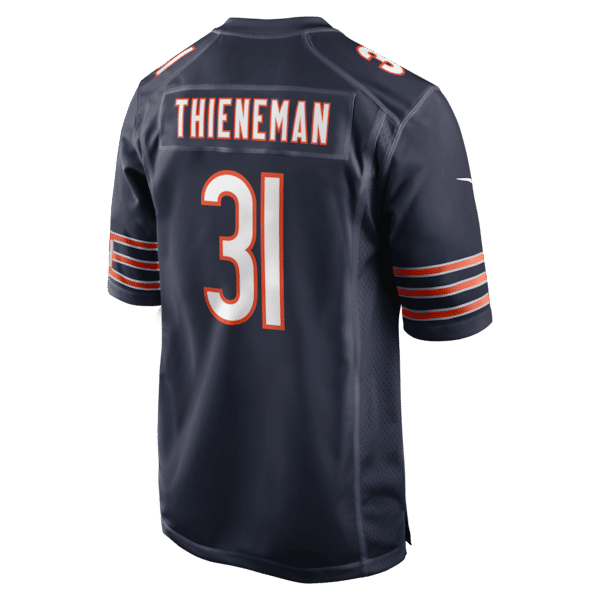 Nike Dillon Thieneman Chicago Bears 2026 NFL Draft Game Jersey Navy