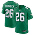 Nike Saquon Barkley Philadelphia Eagles Alternate Game Jersey Kelly Green