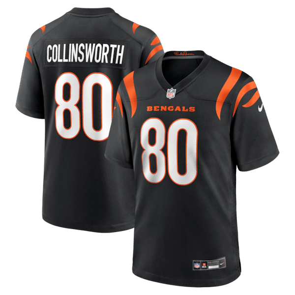Nike Cris Collinsworth Cincinnati Bengals Team Retired Player Game Jersey Black