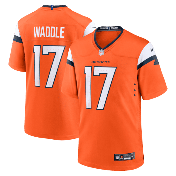 Nike Jaylen Waddle Denver Broncos Game Jersey Orange