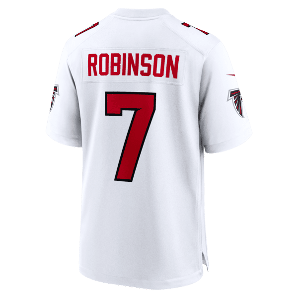 Nike Bijan Robinson Atlanta Falcons Game Jersey White