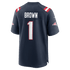 Nike A.J. Brown New England Patriots Game Jersey Navy