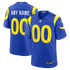 Nike Los Angeles Rams Custom Game Jersey Royal