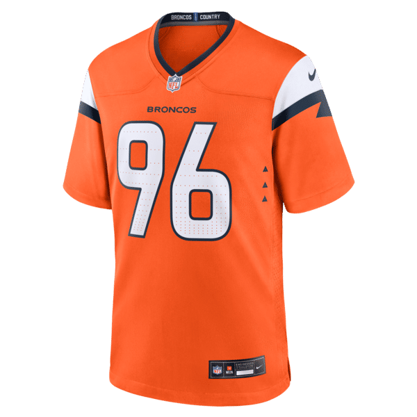 Nike Eyioma Uwazurike Denver Broncos Team Game Jersey Orange