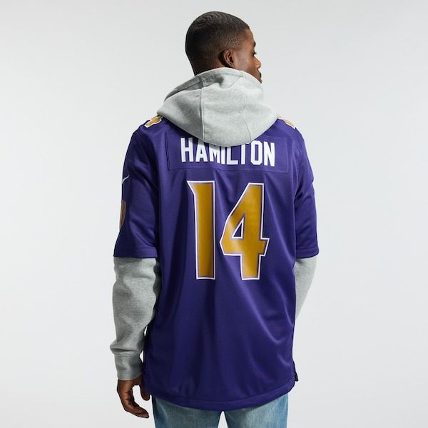 Nike Kyle Hamilton Baltimore Ravens Alternate Game Jersey Purple
