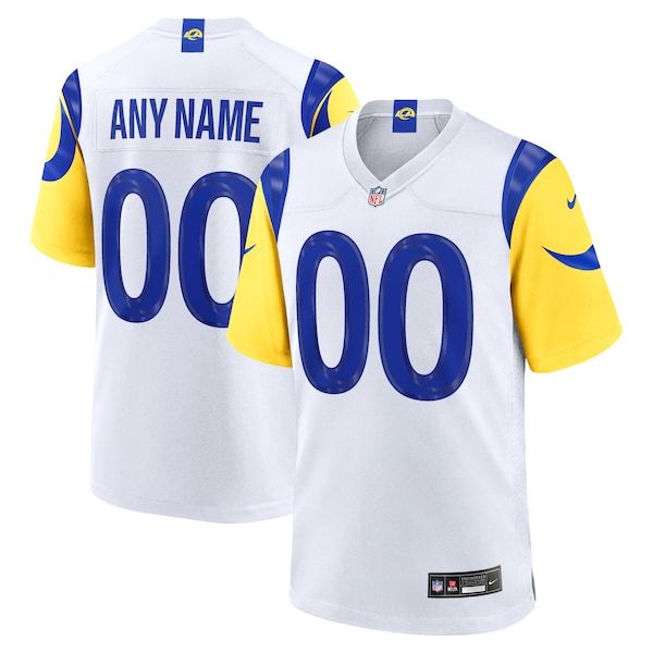 Nike Los Angeles Rams Custom Game Jersey White