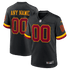 Nike Washington Commanders Hail Raiser Alternate Custom Game Jersey Black