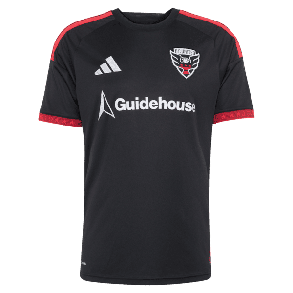 Adidas Tai Baribo D.C. United 2026 Black-and-Red Kit Replica Jersey Black
