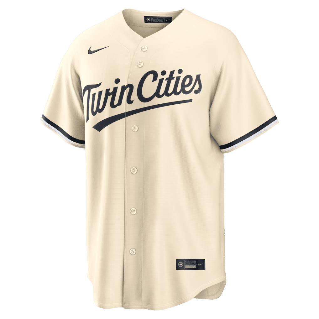 Nike Minnesota Twins Alternate Replica Jersey Cream