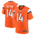 Nike Courtland Sutton Denver Broncos Mile High Collection Game Jersey Orange