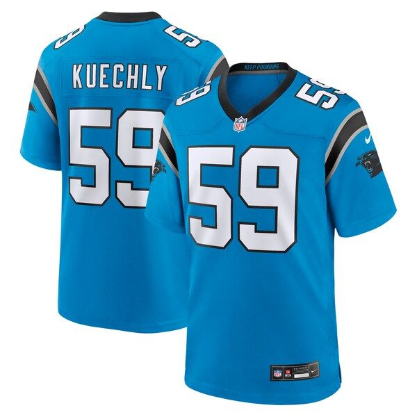 Nike Luke Kuechly Carolina Panthers Alternate Game Jersey Blue