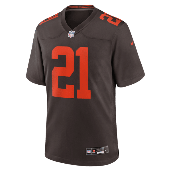 Nike Denzel Ward Cleveland Browns Alternate Alpha Dawg Game Jersey Brown
