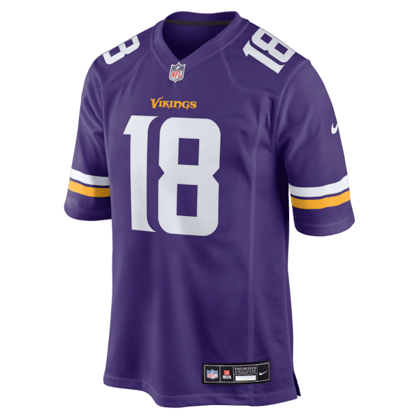Nike Justin Jefferson Minnesota Vikings Game Jersey Purple