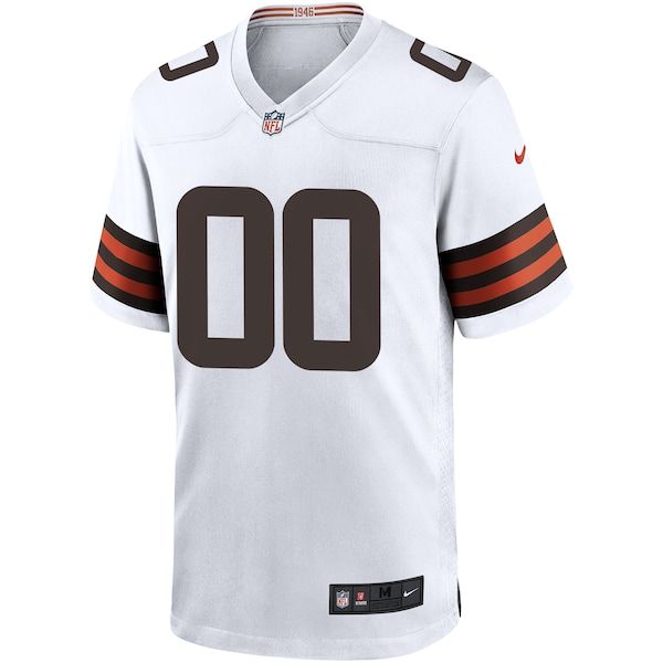 Nike Custom Cleveland Browns Game Jersey White