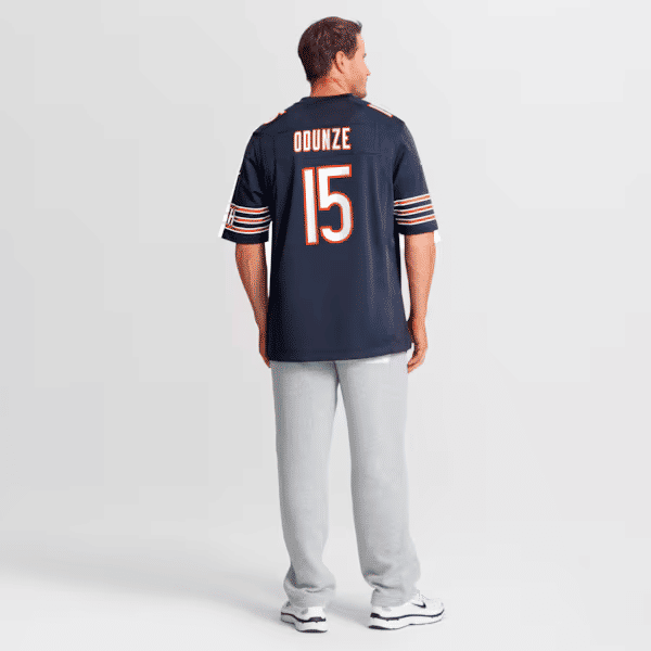 Nike Rome Odunze Chicago Bears Game Jersey Navy