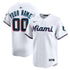 Nike Miami Marlins Home Limited Custom Jersey White