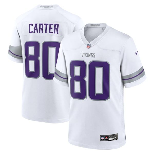 Nike Cris Carter Minnesota Vikings Alternate Retired Player Game Jersey White