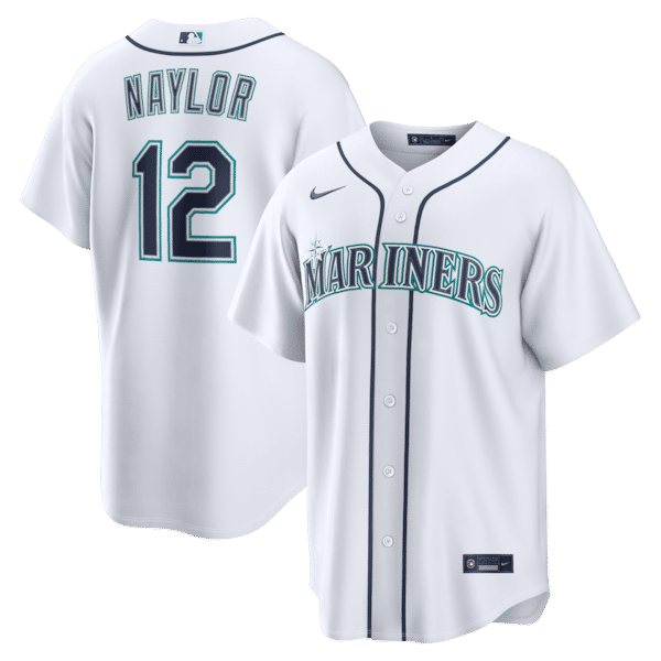 Nike Josh Naylor Seattle Mariners Home Replica Jersey White