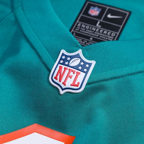 Nike Jacob Rodriguez Miami Dolphins Alternate Game Jersey Aqua