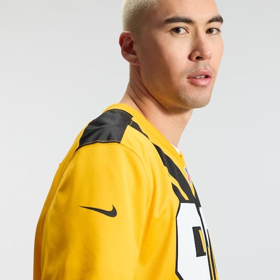 Nike Pittsburgh Steelers Alternate 1933 Throwback Game Custom Jersey Gold