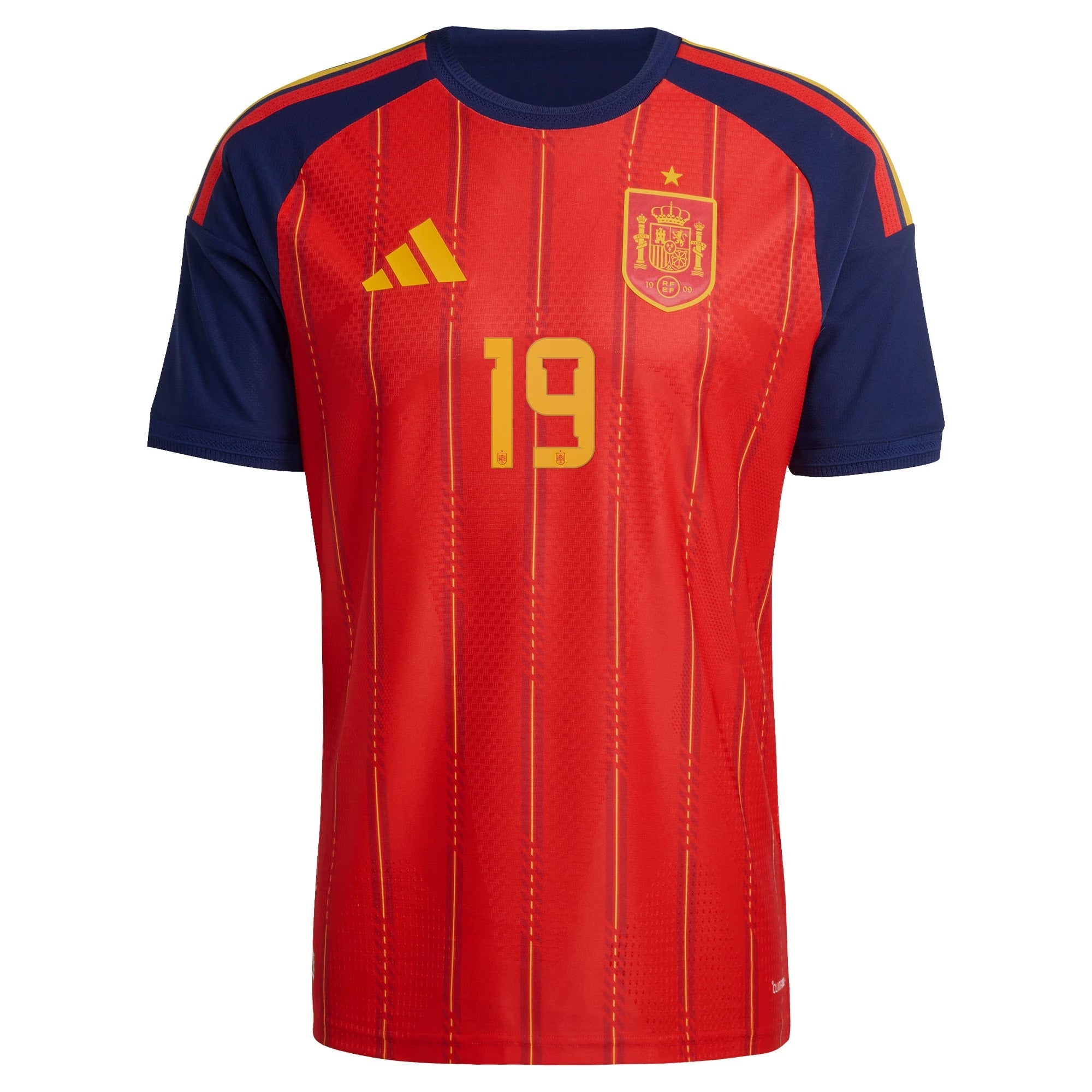 adidas Spain National Team 2026 Home Player Edition Jersey – Lamine Yamal #10 – Red/Yellow