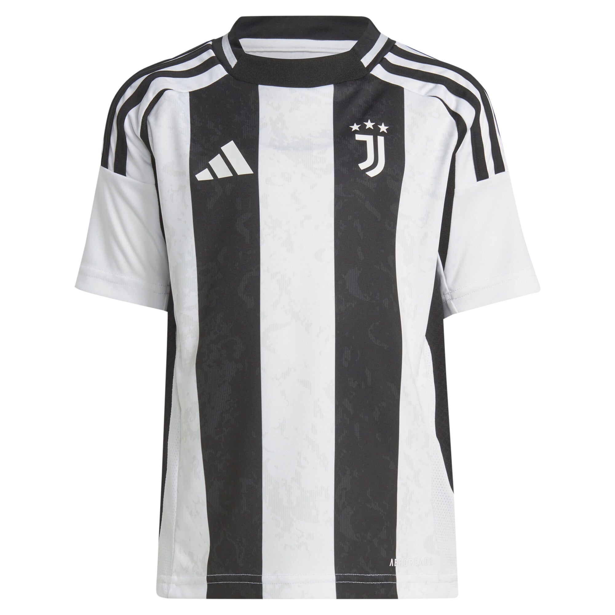 Juventus adidas Home Minikit 2024-25 Kids Custom Jersey - Black