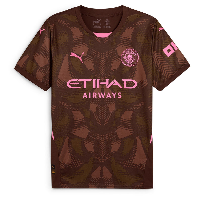 Manchester City Puma Goalkeeper Shirt 2024-25 Custom Jersey - Brown