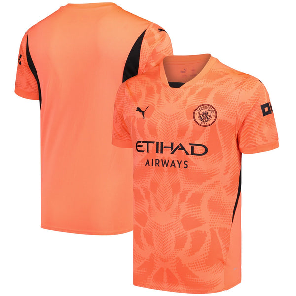 Manchester City Puma Goalkeeper Shirt 2024-25 Custom Jersey - Orange