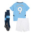 Manchester City PUMA Home Minikit 2024-25 with Haaland 9 printing Jersey - Blue - Jersey Teams World