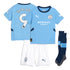 Manchester City PUMA Home Minikit 2024-25 with Haaland 9 printing Jersey - Blue - Jersey Teams World