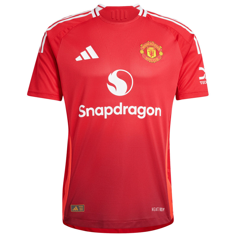 Manchester United adidas Home Shirt 2024-25 with B.Fernandes 8 printing Jersey - Red