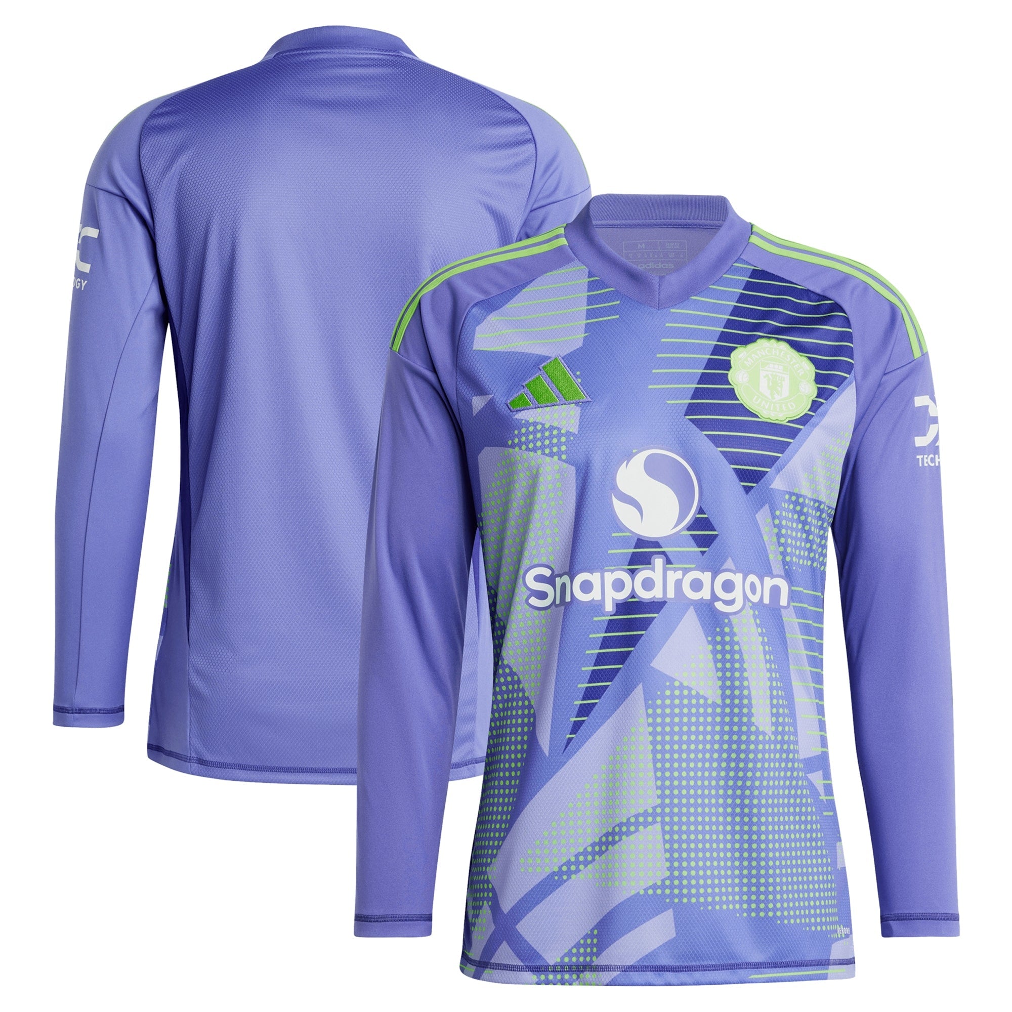 Manchester United adidas Home Goalkeeper Shirt 2024-25 - Long Sleeve Custom Jersey