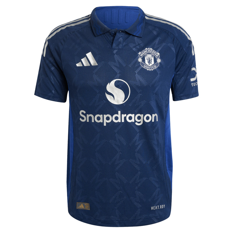 Manchester United EPL adidas Away Shirt 2024-25 with B.Fernandes 8 printing Jersey - Blue