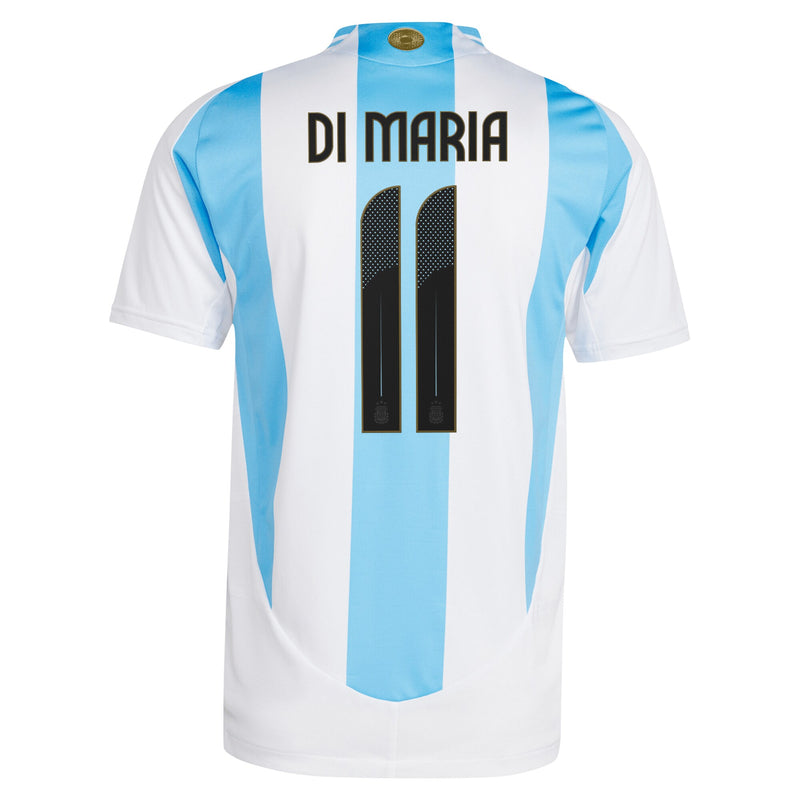 Angel Di Maria Argentina National Team adidas 2024 Home  Jersey - White