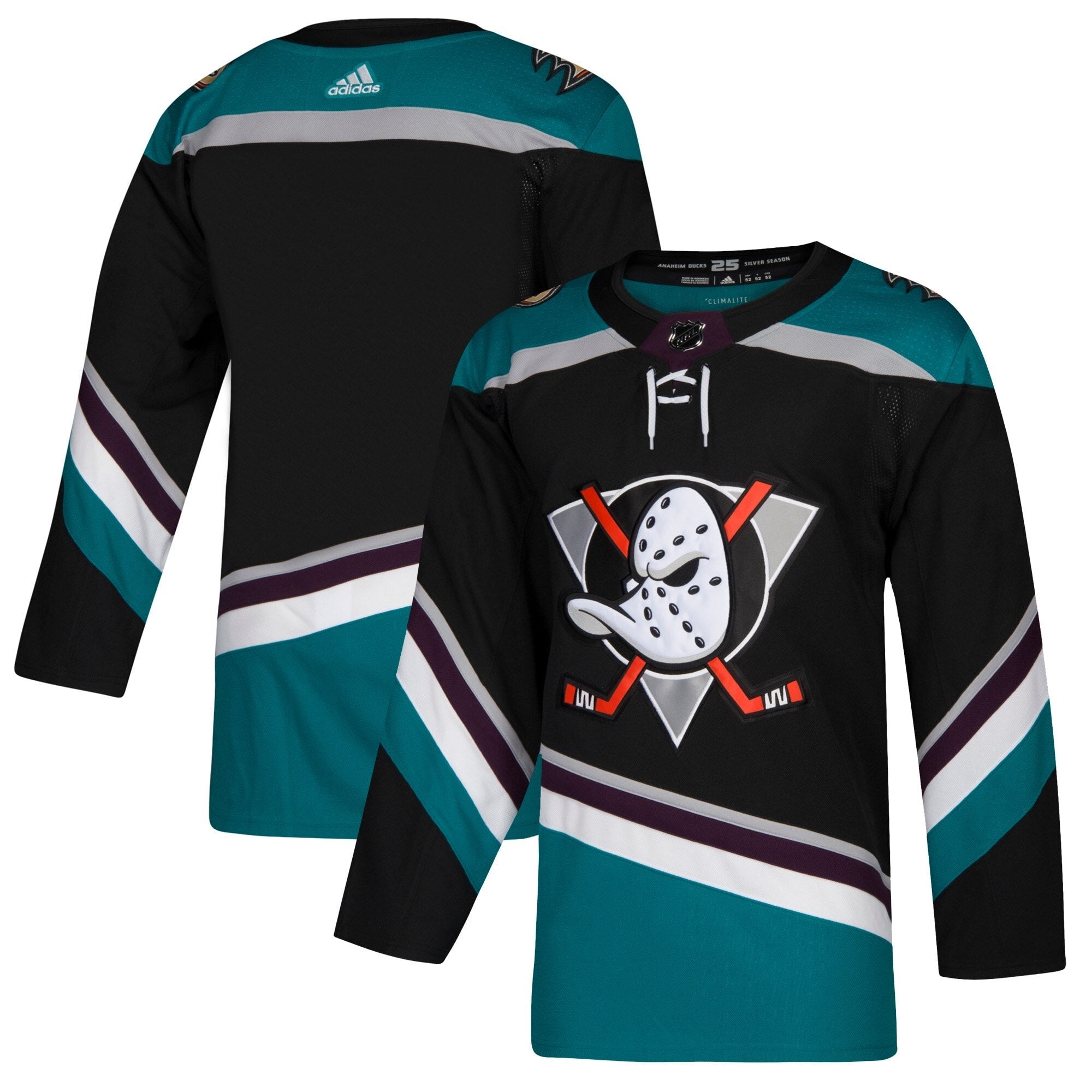 Anaheim Ducks adidas Alternate Jersey - Black