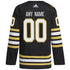 Boston Bruins adidas 100th Anniversary Primegreen Custom Jersey - Black