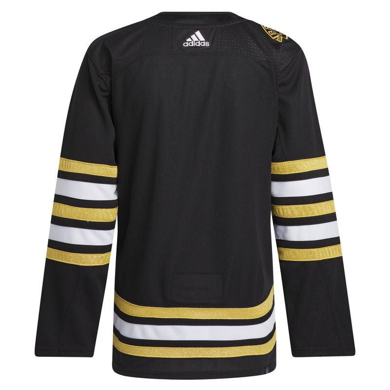 Boston Bruins adidas 100th Anniversary Primegreen Jersey - Black