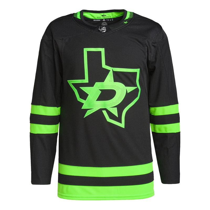 Dallas Stars adidas Men's Alternate Primegreen Custom Jersey - Black