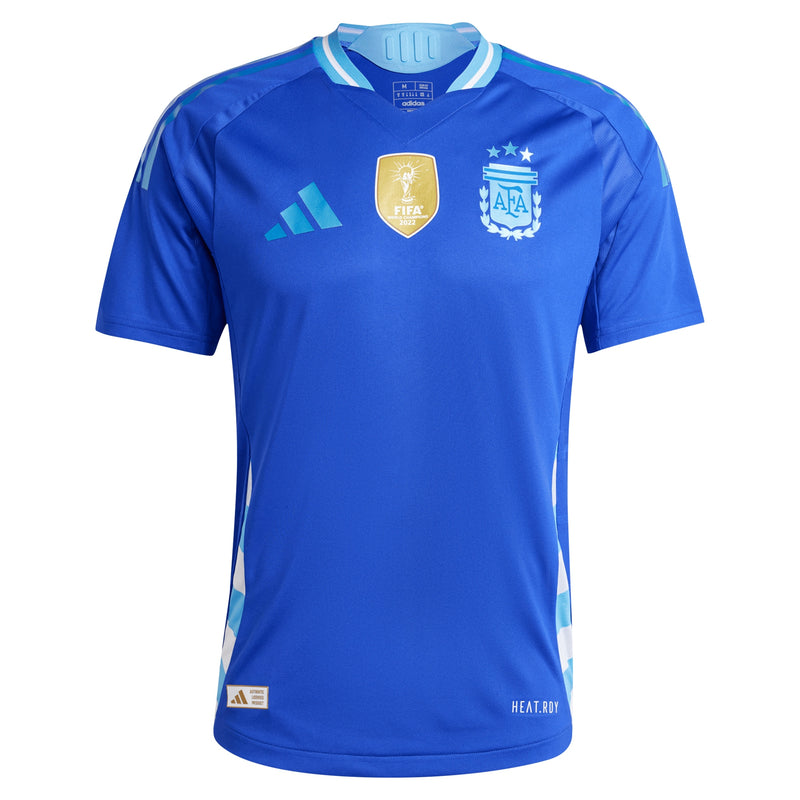 Argentina National Team adidas 2024 Away Custom Jersey - Blue