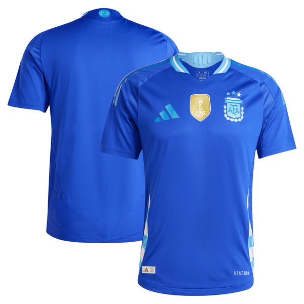 Argentina National Team adidas 2024 Away Custom Jersey - Blue
