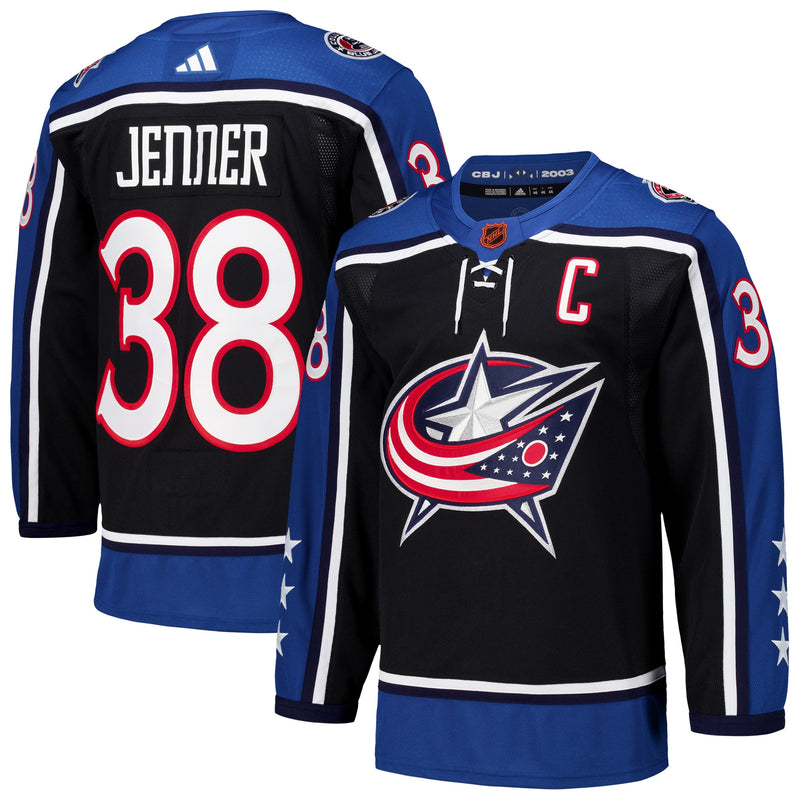 Boone Jenner Columbus Blue Jackets adidas Reverse Retro 2.0 Player Jersey - Black