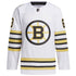 Brad Marchand Boston Bruins adidas Primegreen 100th Anniversary Player Jersey - White - Jersey Teams World