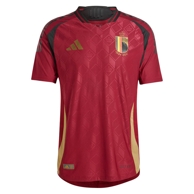 Belgium National Team adidas 2024 Home Custom Jersey - Burgundy