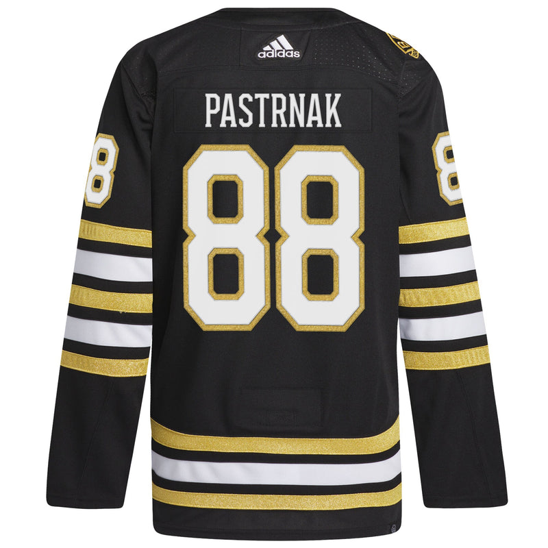 David Pastrnak Boston Bruins adidas Primegreen 100th Anniversary  Player Jersey - Black