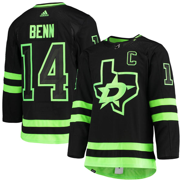 Jamie Benn Dallas Stars adidas Alternate Primegreen Player Jersey - Black