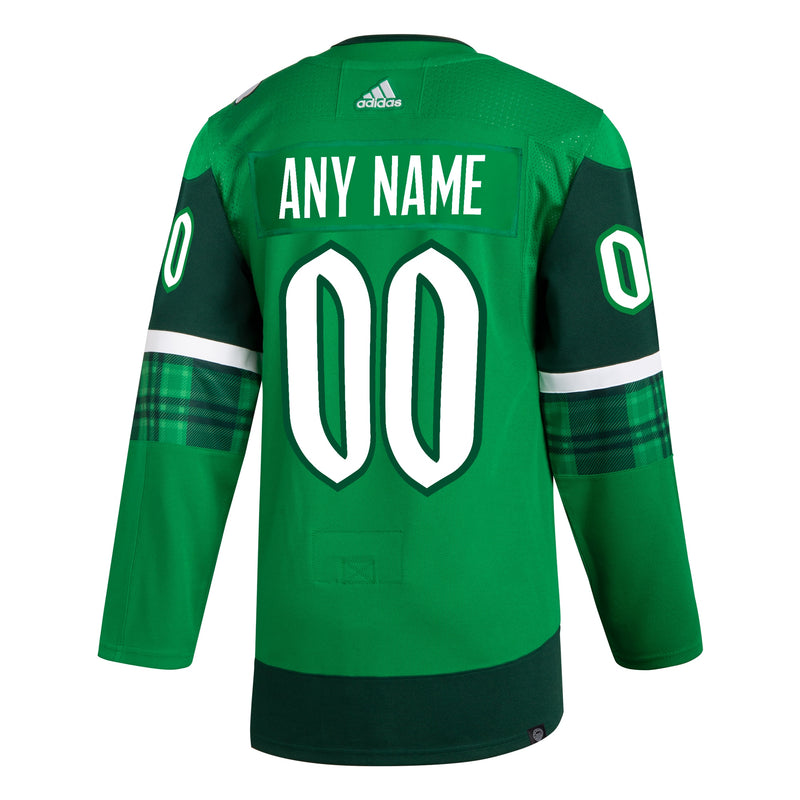 Buffalo Sabres adidas St. Patrick's Day Custom Jersey - Kelly Green