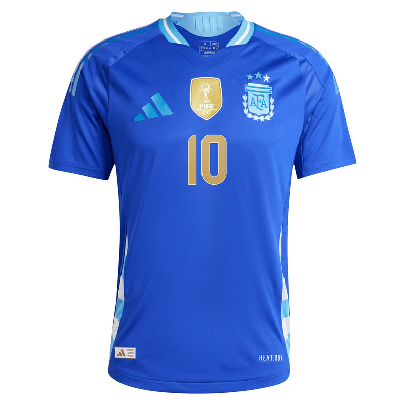 Lionel Messi Argentina National Team adidas 2024 Away Player Jersey - Blue