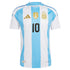 Lionel Messi Argentina National Team 2024 Home Player Jersey - White - Jersey Teams World
