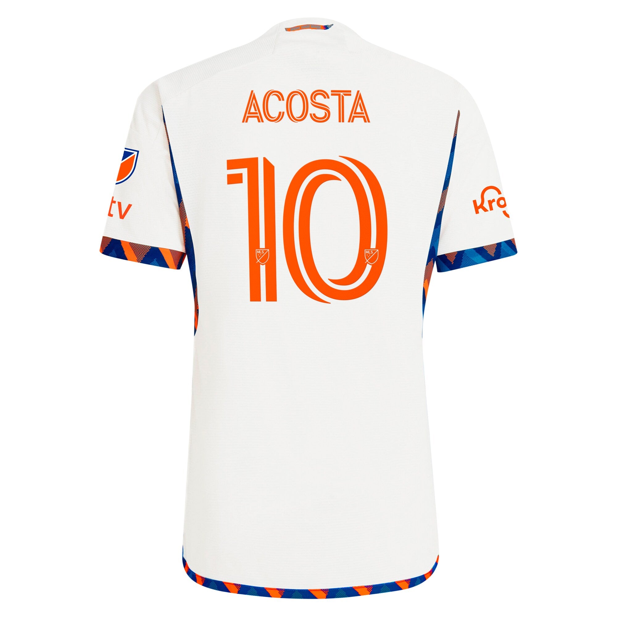 Luciano Acosta FC Cincinnati adidas 2024 River Kit  Player Jersey - White