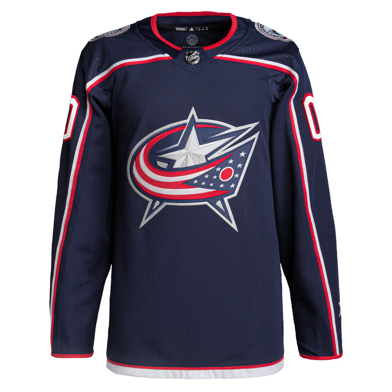 Columbus Blue Jackets adidas Home Primegreen Custom Jersey - Navy